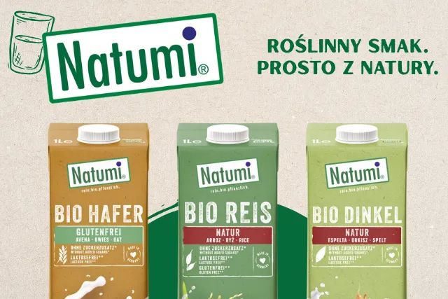 Natumi roślinne napoje BIO, które smakują na co dzień
