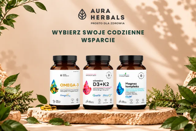 Aura Herbals – suplementy diety o prostych składach dostępne w MarketBio.pl